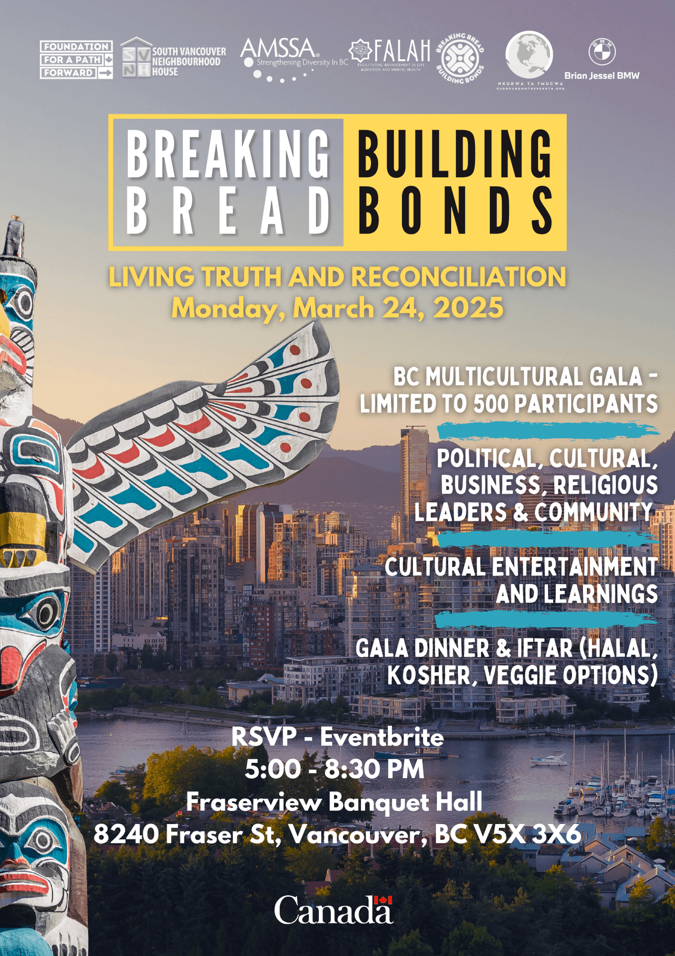 Breaking Bread | Building Bonds 2: Truth and Reconciliation (Vancouver, B.C.)