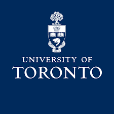 University of Toronto logo featuring the university's crest on a dark blue background.