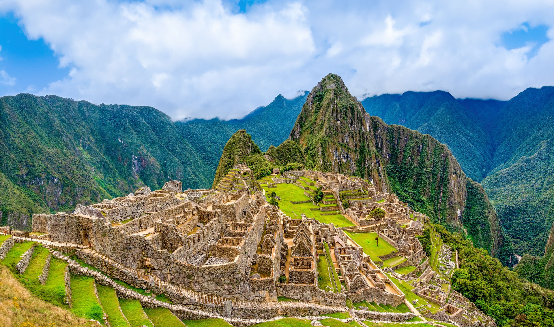 Panoramic View of Machu Picchu, Peru