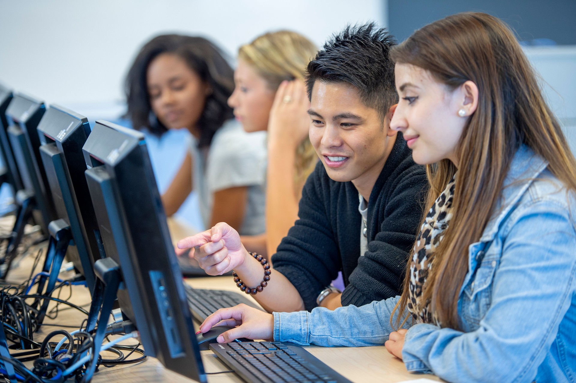 University Students in a Computer Lab